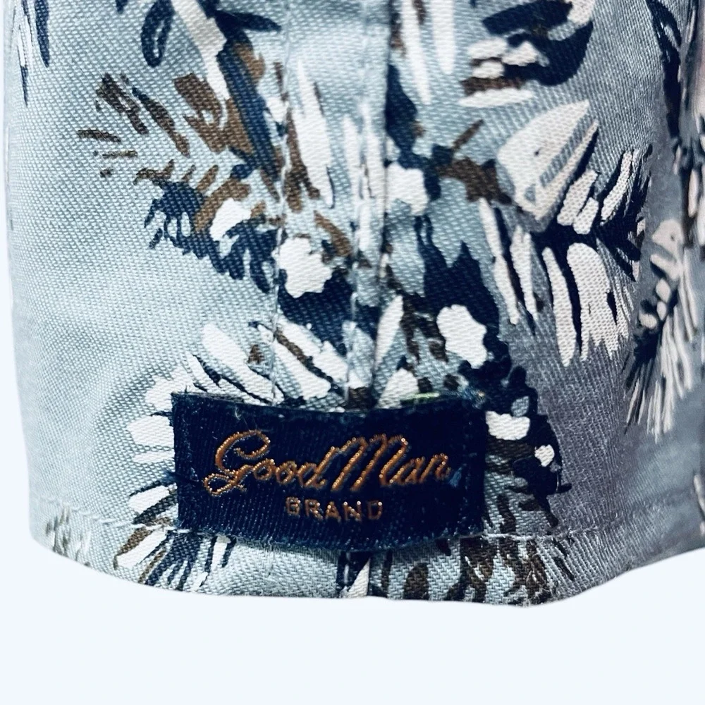 Goodman Brand Short Sleeve Palm Tree Camp Shirt Men's XXL - Picture 6 of 7